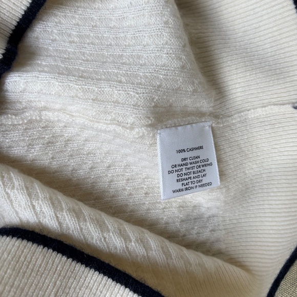 White + Warren Cashmere Cable Sleeveless Polo - Picture 8 of 8